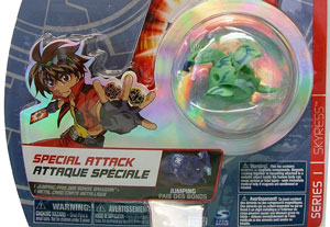 Bakugan Special Attack Booster - Aquos Green with Blue Stripes Skyress