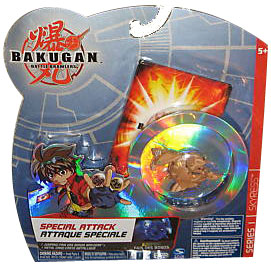 Bakugan Special Attack Booster - Subterra Tan with Tan Stripes Skyress LOOSE
