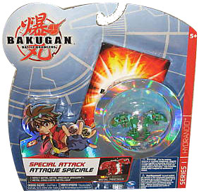Bakugan Special Attack Booster - Ventus Green with Green Stripes Hydranoid LOOSE