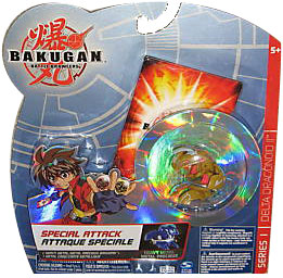 Bakugan Special Attack Booster - Haos Tan with Grey Stripes Delta Dragonoid
