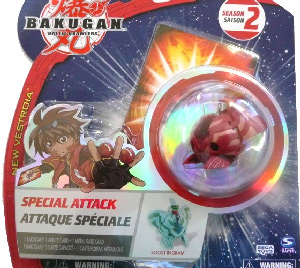 Bakugan New Vestroia Special Attack Booster - Pyrus(Red) Boost Ingram