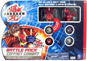 Bakugan Battle Pack - Pyrus Stinglash[510G], Pyrus Dragonoid[520G], 4 Mystery