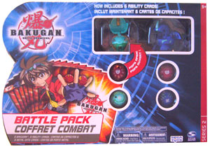 Bakugan Battle Pack - Ventus Stinglash[510G], Aquos Dragonoid[520G], 4 Mystery
