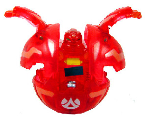 Bakugan - Pyrus(Red) Boosters Pack - Robotallion 370G[LOOSE]