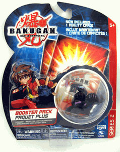Bakugan - Boosters Pack - Series 2 Darkus(Black) Dragonoid