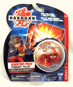 Bakugan - Boosters Pack - Series 2 Pyrus(Red) Gorem