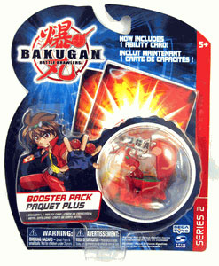 Bakugan - Boosters Pack - Series 2 Pyrus(Red) Juggernoid
