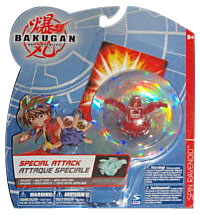 Bakugan Special Attack Booster - Pyrus Spin Ravenoid