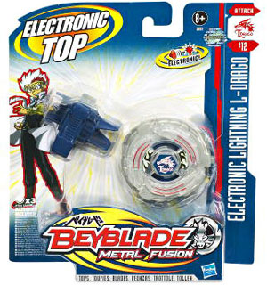 Beyblades Metal Fusion Electronic Attack Top - Lightning L-Drago