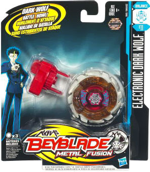 Beyblades Metal Fusion Electronic Attack Top - Dark Wolf