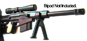 BrickArms - BLACK - High Caliber Sniper Rifle Weapon LOOSE