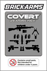 BrickArms - Covert Black Weapons Pack