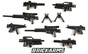 BrickArms - Black Modern Combat Weapons Pack[21PCS]