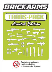 BrickArms - Trans Green Weapons Pack[34PCS]