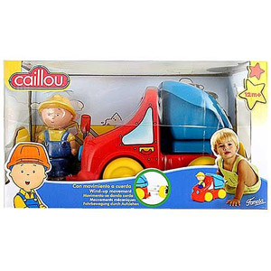 Caillou Wind-Up Truck - Red
