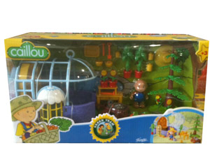 CAILLOU Green Team Playset