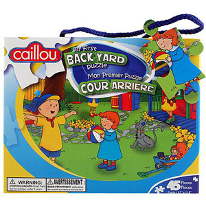 CAILLOU Puzzle 45 Pieces - My First Backyard