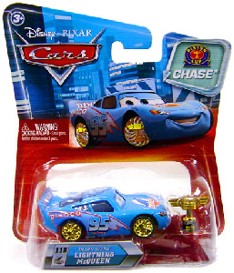 Cars Lenticular Eyes 2 - Chase Piston Cup Bling Bling Lightning McQueen