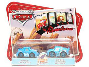 Dinoco Chick Hicks & Lightning McQueen (Pixar Cars, Mini Adventures)