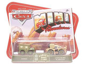 Cars Mini Adventures - Sarge Boot Camp - Sarge and Lightning McQueen