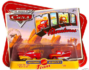 Cars Mini Adventures - Team Lightning - Lightning Ramone and Flo