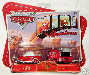 Cars Mini Adventures - Fire Department - Doc Hudson and Red