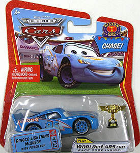 Race O Rama - Chase Dinoco Lightning McQueen with Piston Cup