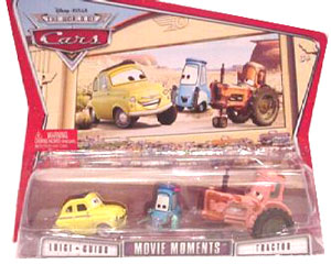 Disney Pixar World Of Cars - Luigi Guido and Tractor