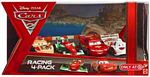 Cars 2 Movie - Racing 4-Pack - Lightning McQueen, Francesco Bernoulli, Shu Todoroki, Miguel Camino