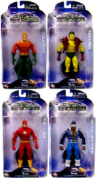History of The DC Universe - Series 2 Set of 4