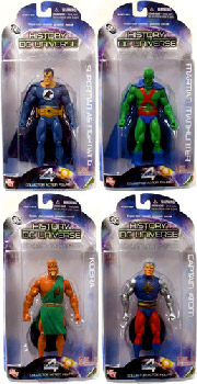 History of The DC Universe - Series 4 Set of 4