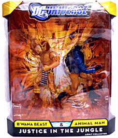 DC Universe - Justice In The Jungle - B Wana Beast and Animal Man