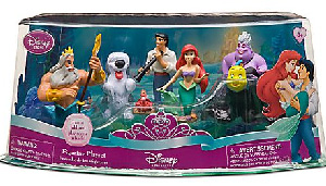Disney The Little Mermaid PVC Mini Figurine Collector Set