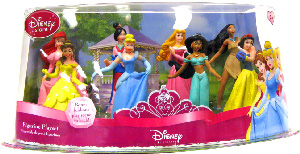 Disney Princess PVC Mini Figurine Collector Set[Snow White, Cinderella, Sleeping Beauty, Ariel, Belle, Jasmine, Pocahontas and M