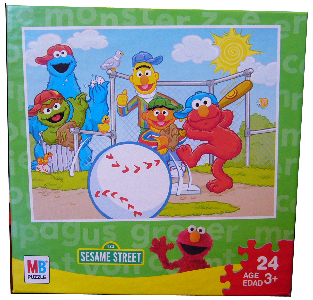 Sesame Street 24 PCS Puzzle - Baseball