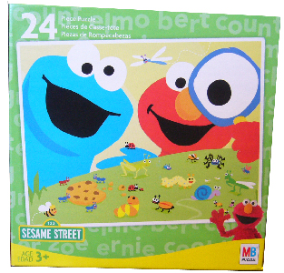 Sesame Street 24 PCS Puzzle - Cookie Monster and Elmo