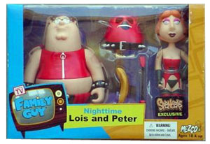 Family Guy 2- Pack Exclusive Nighttime Peter and Lois Red Variant