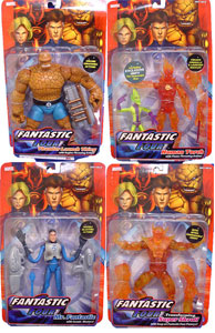 Fantastic Four Classic Series 1 Set of 4 - Flame Variant Skrull