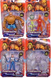 Fantastic Four Classic Series 1 Set of 4 - Full Invisible Variant Skrull