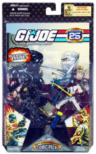 25th Anniversary Comic 2-Pack: Battle-Torn Snake Eyes and Storm Shadow
