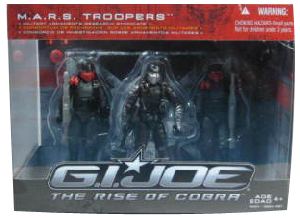 Rise Of Cobra - M.A.R.S(Mars) Troopers 3-Pack