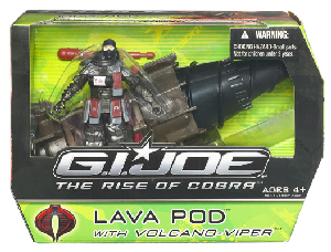 The Rise Of The Cobra - Lava Pod with Volcano Viper