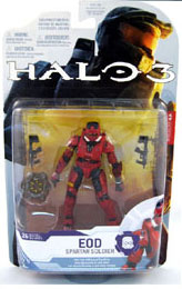 Halo 3 Series 4 - Spartan Soldier EOD - Red