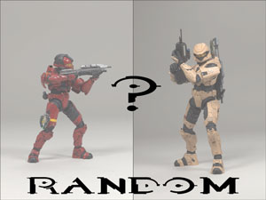Mcfarlane Halo 3 - Series 2 RANDOM SPARTAN (Scout Tan OR CQB Red)