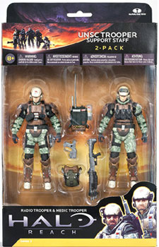 Halo Reach 2-Pack - UNSC Trooper Support Staff