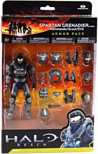 Halo Reach - Steel Grenadier Custom Armor Pack - Commando, Scout, EVA
