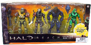 Halo Reach Exclusive 4-Pack: [Jorge, Emile, Elite Minor, Green Spartan Mark V]