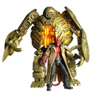 SDCC 2009 Exclusive 3.75-Inch Hellboy with Golden Army Soldier