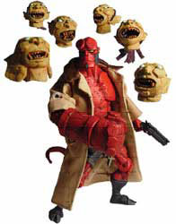 Deluxe HellBoy with Japanese Heads SDCC Exclusive