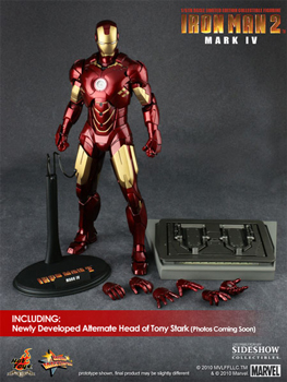 Hot Toys Iron Man 2 Movie 12-Inch 1:6th Scale Iron Man Mark IV